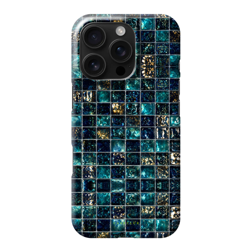 Aqua Tiles – Handyhülle mit türkisen Glaskacheln