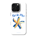 Case Club Par La Mer Hülle — Seestern-Aquarell mit Schriftzug. Motiv mit KI gestaltet.