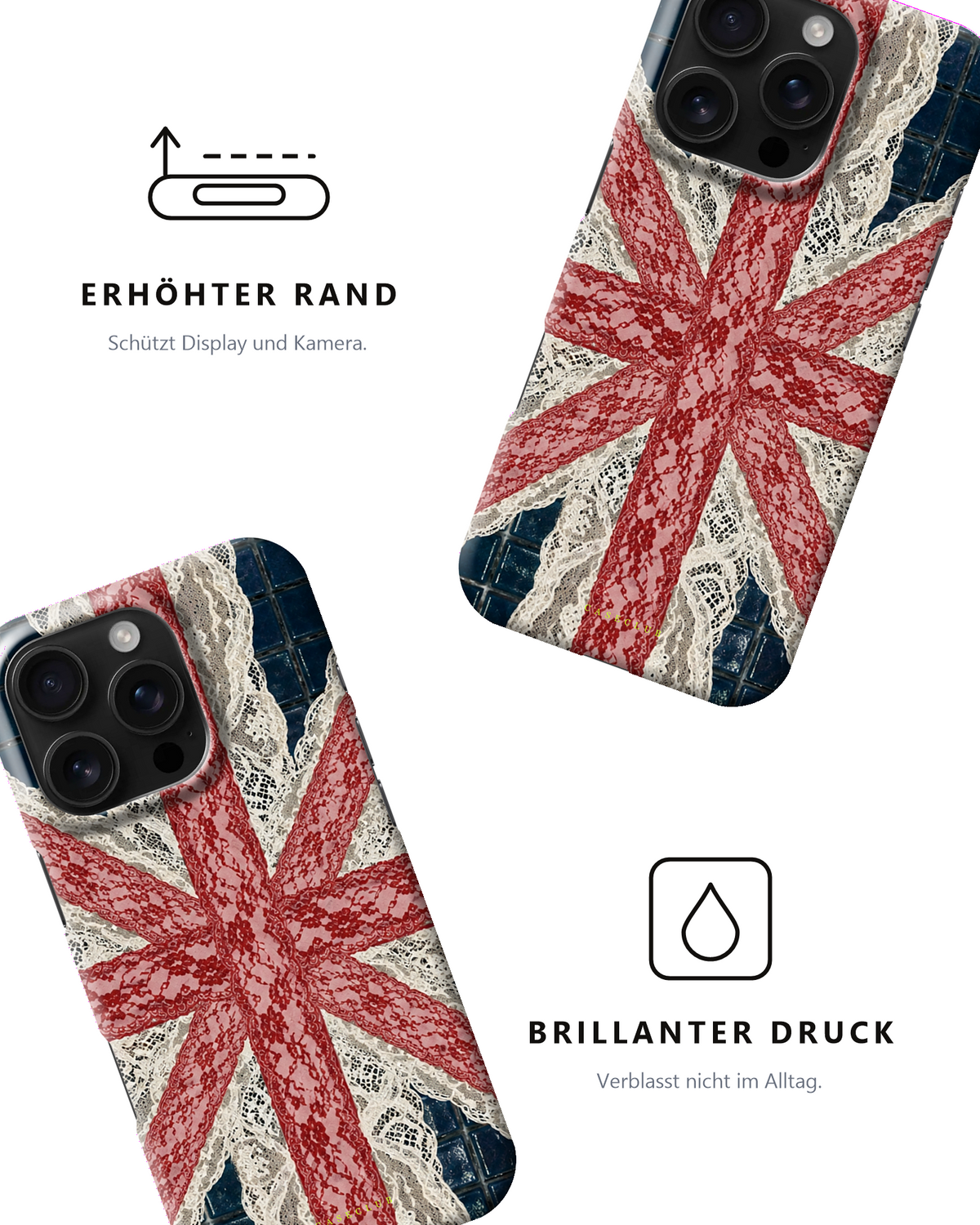 Union Lace Handyhülle – erhöhter Rand und brillanter Druck